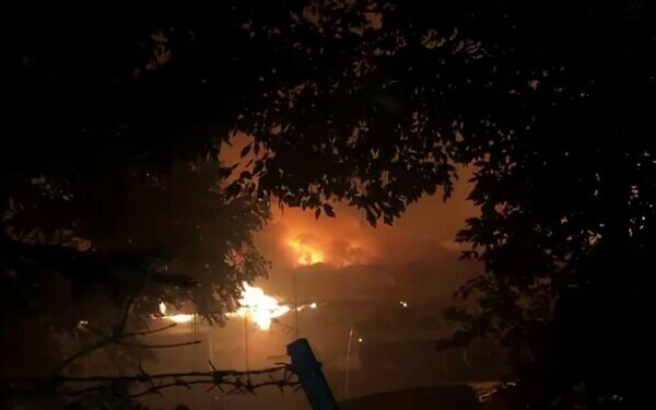 Incendiu la un depozit din Sectorul 2 din București