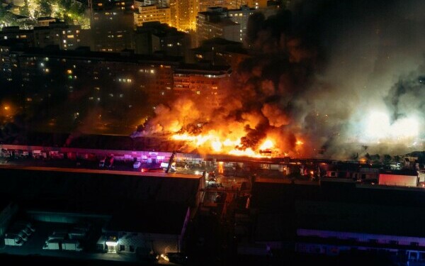 Incendiu la un depozit din Sectorul 2 al Capitalei