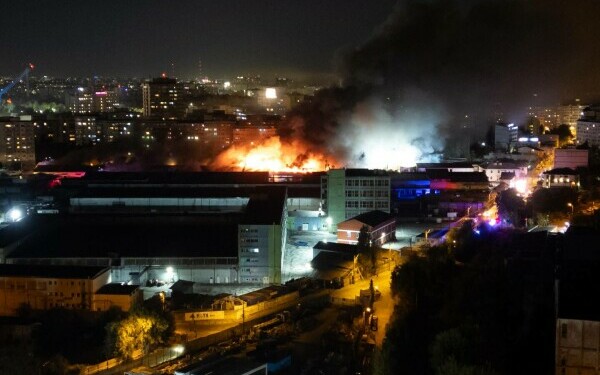 Incendiu la un depozit din Sectorul 2 al Capitalei