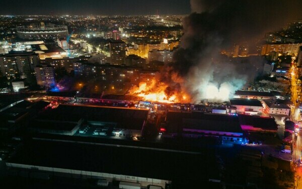 Incendiu la un depozit din Sectorul 2 al Capitalei