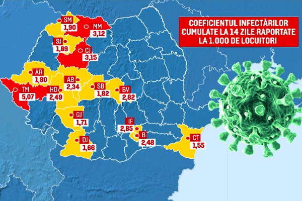 Medicii avertizează că al treilea val al pandemiei de coronavirus a ajuns şi în România