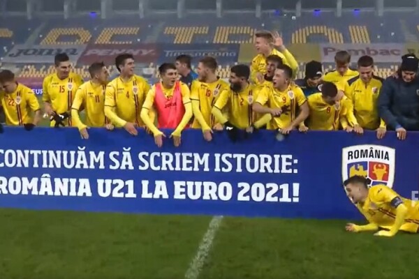 România U21 s-a calificat la turneul final al Campionatului European, după 1-1 cu Danemarca