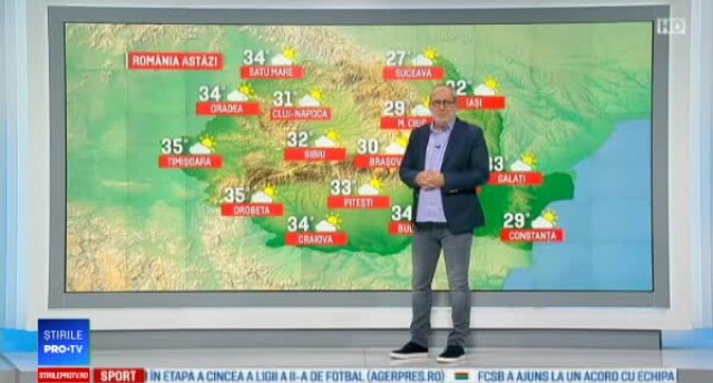 Vremea 2 Septembrie 2018 Temperaturi De VarÄƒ InsÄƒ Vin Vijelii Ploi Si DescÄƒrcÄƒri Electrice Stirileprotv Ro