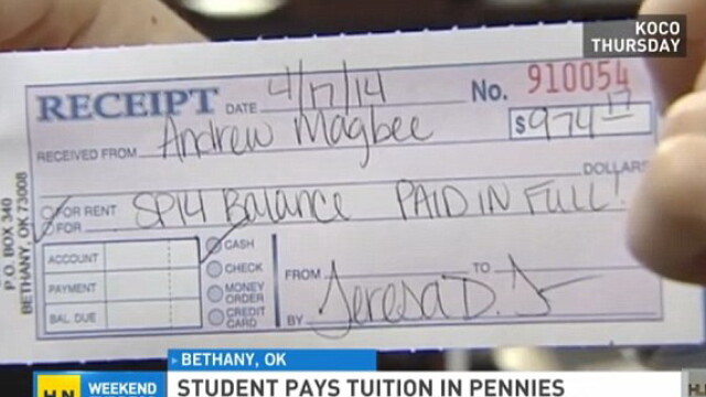 Un student din Statele Unite si-a platit taxa de facultate cu monede. Cat cantareau cele patru cutii - Imaginea 4