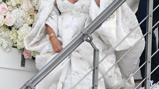 Heidi Klum s-a căsătorit cu Tom Kaulitz, cu 17 ani mai mic decât ea. Foto de la nuntă - Imaginea 1