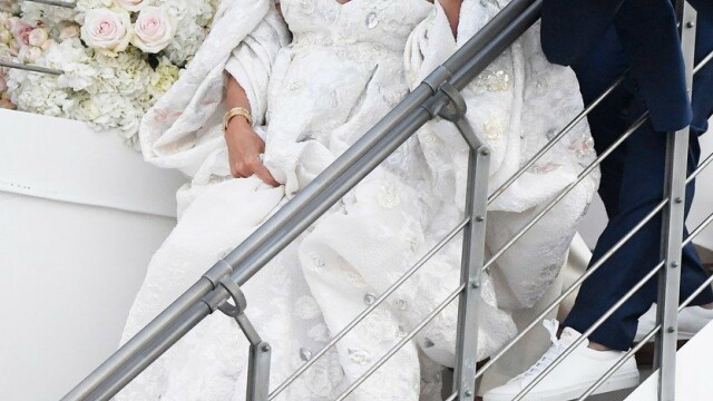 Heidi Klum s-a căsătorit cu Tom Kaulitz, cu 17 ani mai mic decât ea. Foto de la nuntă - Imaginea 3