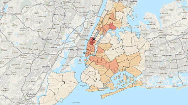 Politia din New York a publicat o harta interactiva a celor mai periculoase zone din metropola. FOTO - Imaginea 2