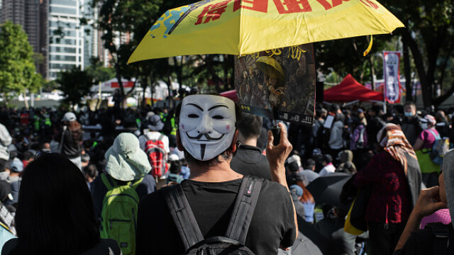 Manifestație în Hong Kong pentru drepturile omului. Zeci de mii de participanți - Imaginea 9
