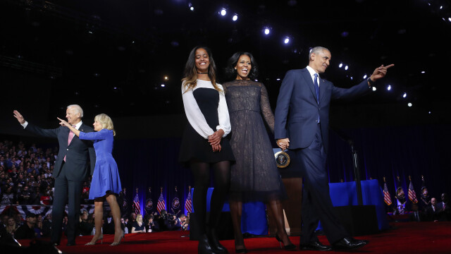Barack Obama, discurs de ADIO la Chicago, dupa 8 ani de mandat. Declaratie in lacrimi pentru sotia sa, Michelle. VIDEO - Imaginea 4