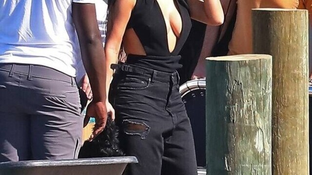 GALERIE FOTO Kim Kardashian, surprinsă în vacanța din Bahamas alături de noul ei iubit - Imaginea 3