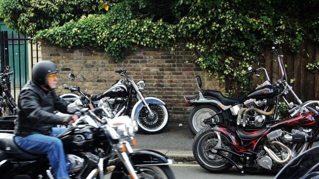 Harley - Davidson, 90 de ani de istorie britanica intr-o singura zi in inima Londrei. GALERIE FOTO - Imaginea 14