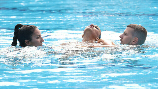 Americanca Anita Alvarez a leșinat în bazin, în timpul Campionatului Mondial de natație | GALERIE FOTO - Imaginea 3