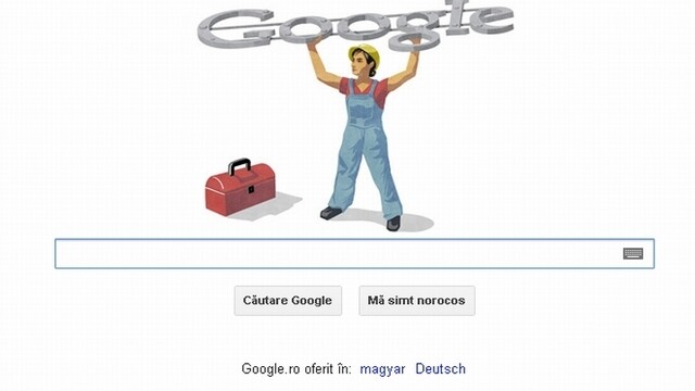 Google sarbatoreste Ziua Muncii, 1 Mai, printr-un logo special - Imaginea 1