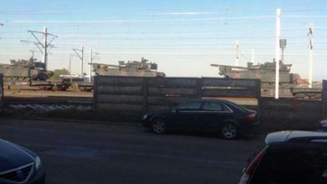 Raspunsul MApN dupa ce tancuri transportate pe calea ferata au fost fotografiate in Arad. Update: VIDEO cu un alt transport - Imaginea 1