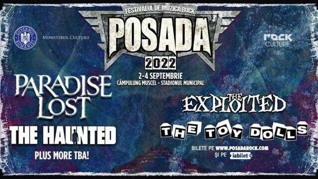 Posada Rock Festival 2022: Paradise Lost, The Haunted, The Exploited și Toy Dolls - Imaginea 1