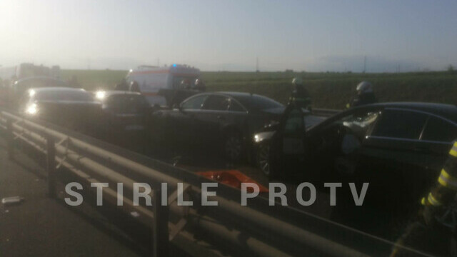 Accident în lanț pe Autostrada Soarelui. Patru mașini au fost implicate. FOTO - Imaginea 3