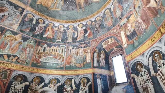 Lucrările de restaurare a picturilor murale a Bisericii ”Sfântul Nicolae” au fost finalizate - Imaginea 3