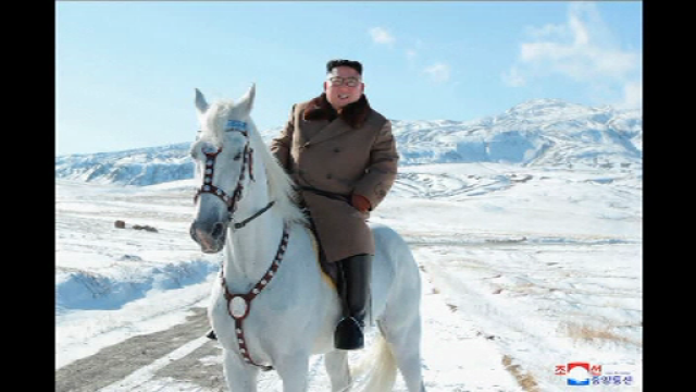 Motivul pentru care Kim Jong Un a urcat pe munte pe un cal alb. 