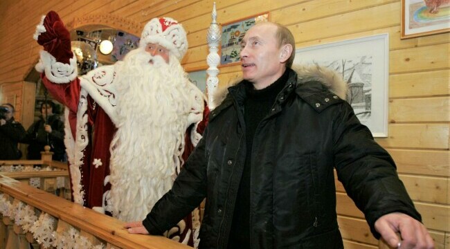 vladimir putin, mos craciun