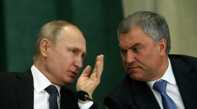 Vladimir Putin Viaceslav Volodin