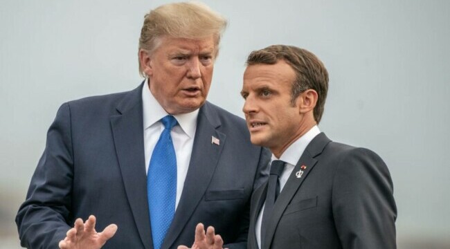 donald trump si macron G7