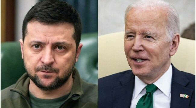 Volodimir Zelenski, Joe Biden