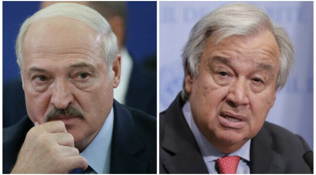 aleksandr lukasenko, antonio guterres