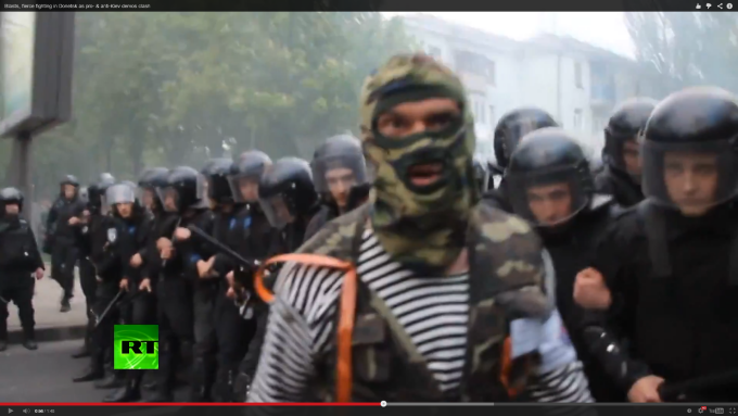 Confruntari in Donetsk