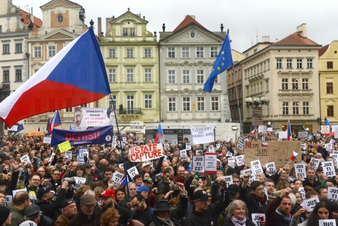 Protest Cehia
