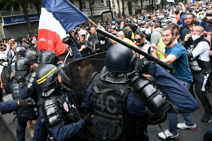 proteste franța