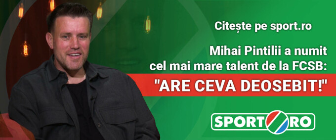 Mihai Pintilii a numit cel mai mare talent de la FCSB