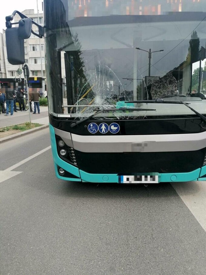Accident autobuz în Galați
