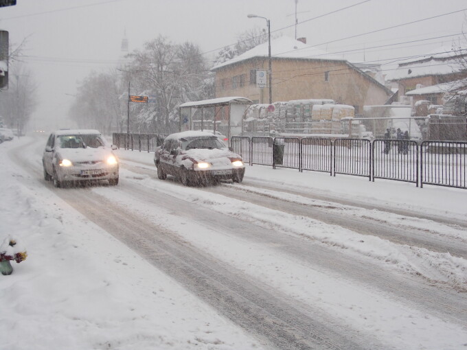 prima ninsoare, Timisoara