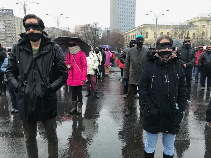 flash mob piata victoriei