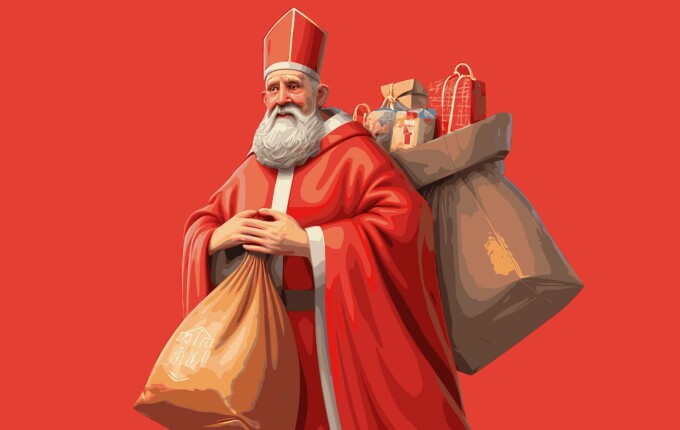 Mos NIcolae pentru copii