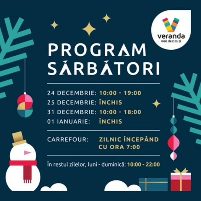 program mall-uri de Craciun