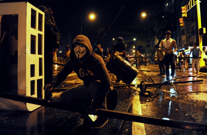Proteste ale studentilor, in Venezuela
