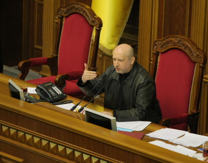 Aleksandr Turcinov, dupa ce a fost numit presedinte ai Radei ucrainiene