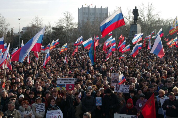 Proteste pro-Rusia, la Sevastopol