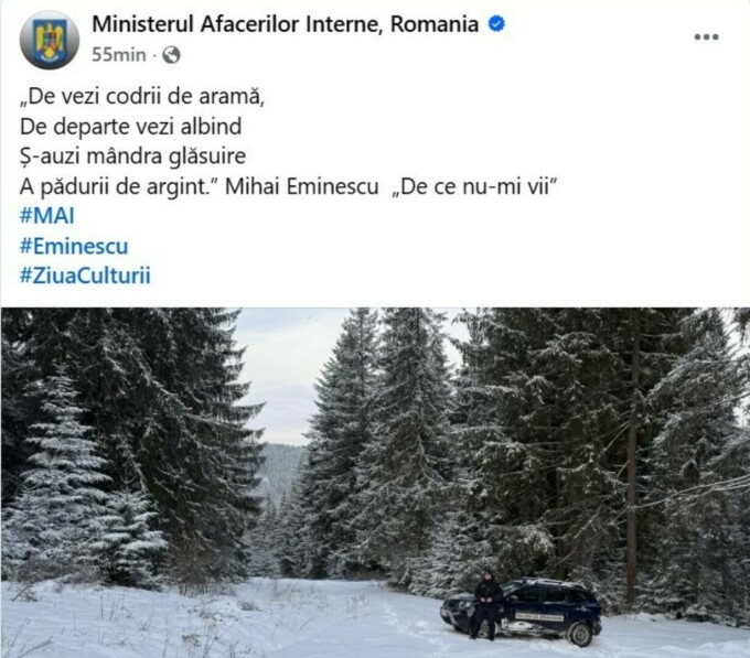 Postare greșită MAI