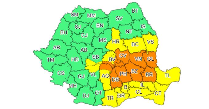 Vremea Se Va RÄƒci Accentuat Zonele Vizate De Ploi TorenÈ›iale È™i GrindinÄƒ Stirileprotv Ro