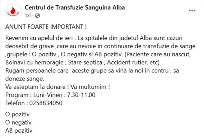 AnuntSocialMediaNevoiedeSange