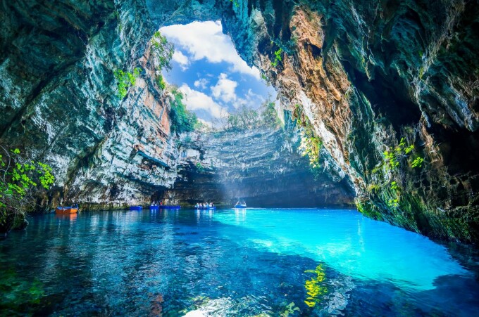 Peștera Melissani - Kefalonia