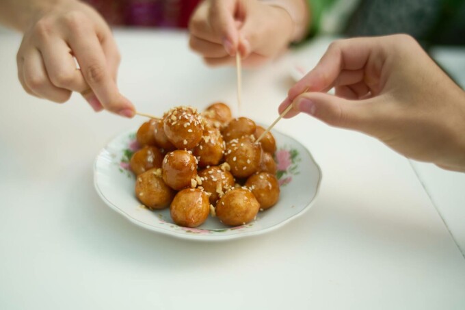 Loukoumades – gogoși cu miere