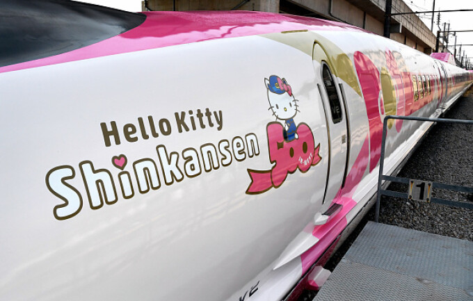 Un Tren Hello Kitty De Mare Viteză Va Circula In Japonia Imagini