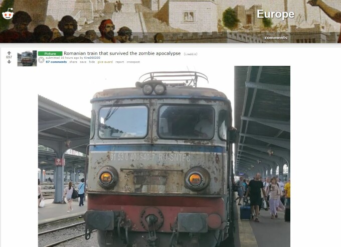 Reacțiile Europenilor Cand Au Văzut Pe Reddit Poza Unei Locomotive