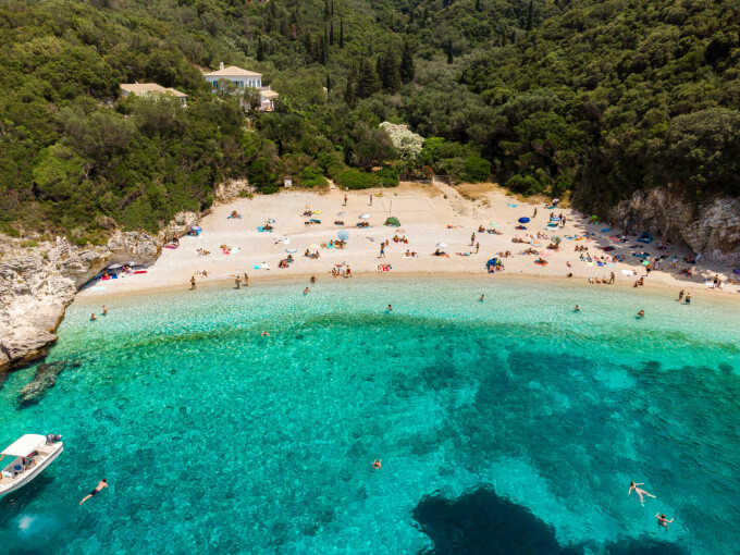 Plaje in Corfu