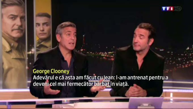 George Clooney si Jean Dujardin