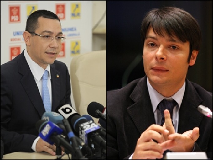 Victor Ponta si Victor Alistar Victor Ponta si Victor Alistar