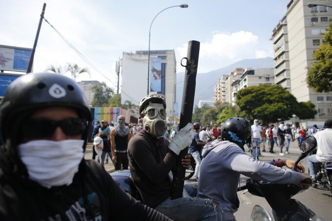 Proteste anti-guvernamentale in Venezuela